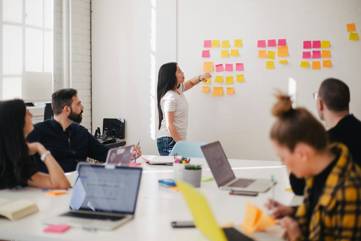 Strategy whiteboard session mapping AI use cases